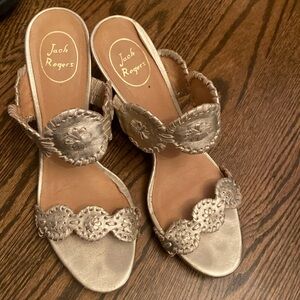 Jack Roger’s gold sandals